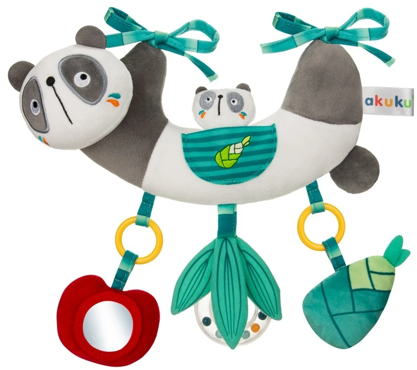 Albis Akuku pakabinas pliušinis žaislas Panda, A0702