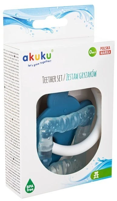 ALBIS Akuku silikoninis kramtukas MOUSE/SQUARE, A0125