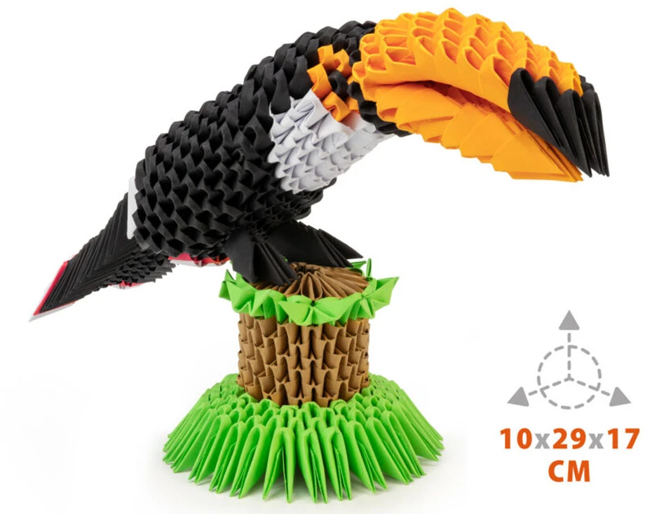 Dėlionė Alexander Origami 3D rankdarbis Tukanas 2558