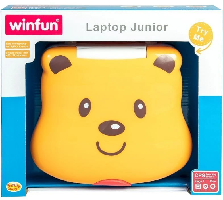 Anek Smily Play Interaktyvus edukacinis meškiuko formos žaislinis kompiuteris Smily Play