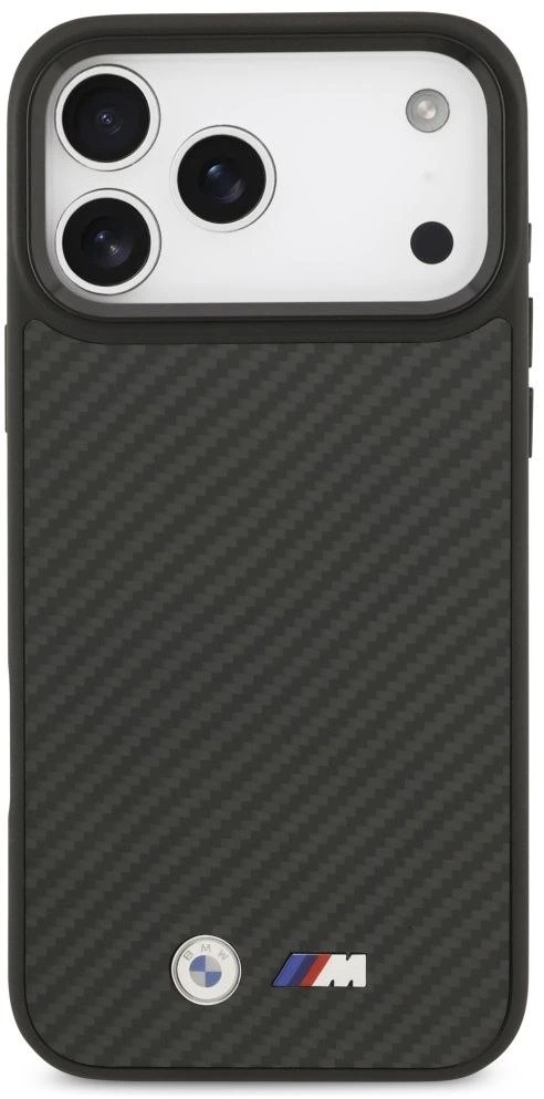 BMW M Kevlar Matt MagSafe dėklas iPhone 17 Pro Max juodos spalvos