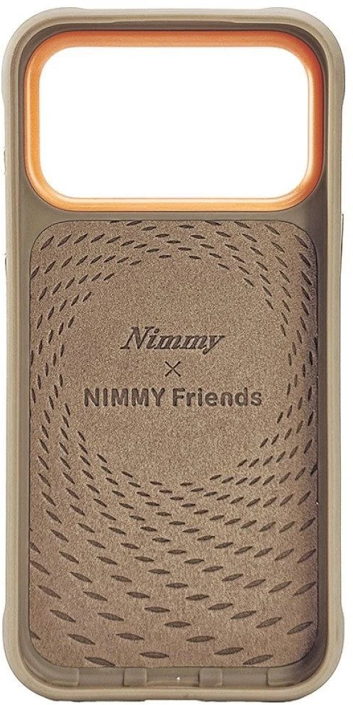 NIMMY dėklas akiniai COOL DOG skirtas IPHONE 18 Pro/17 Pro smėlio spalvos