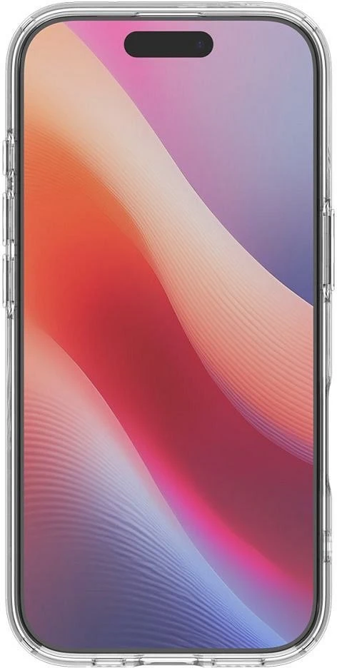 Spigen Liquid Crystal MagSafe dėklas skirtas iPhone 17 – skaidrus ir baltos spalvos