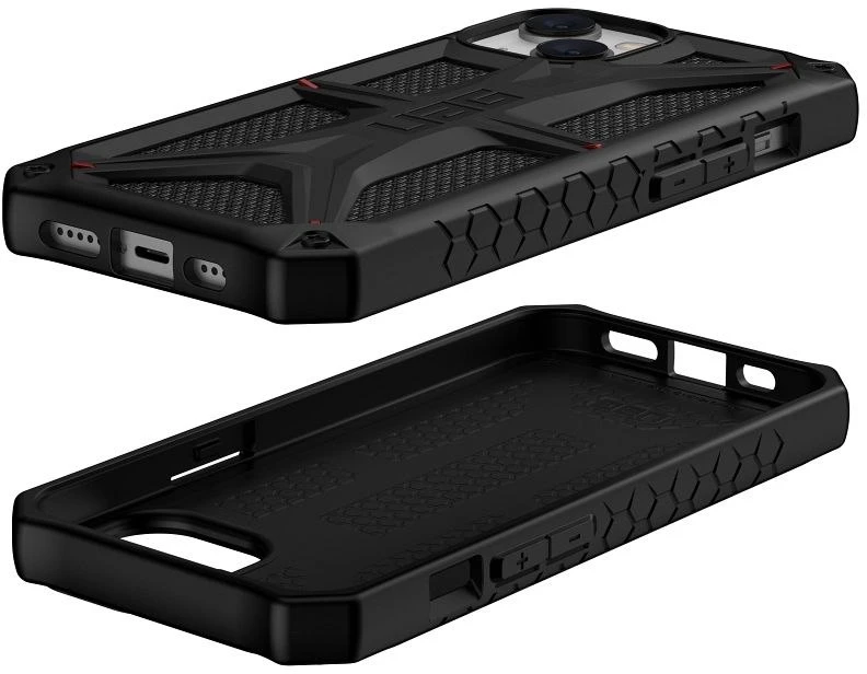 UAG Urban Armor Gear dėklas MONARCH, skirtas IPHONE 14 Plus, anglies pluošto