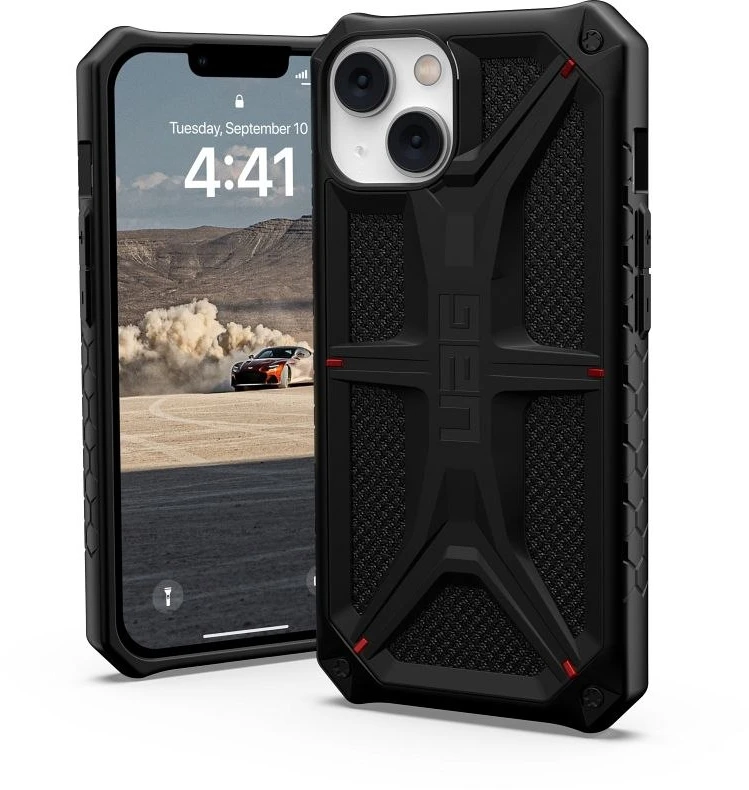 UAG Urban Armor Gear dėklas MONARCH, skirtas IPHONE 14 Plus, anglies pluošto