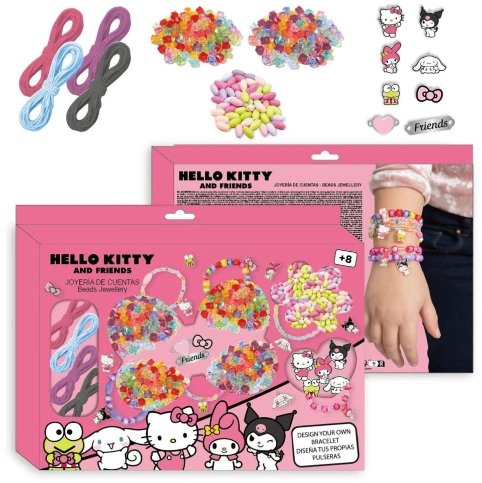 Artesania Cerda Rinkinys apyrankių gamybai Hello Kitty vaikams