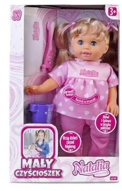 Artyk Lėlė Natalia su valymo priedais edukacinė 33 cm