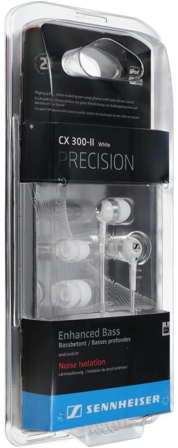 Sennheiser CX 300-II Precision ausinės į ausis baltos spalvos