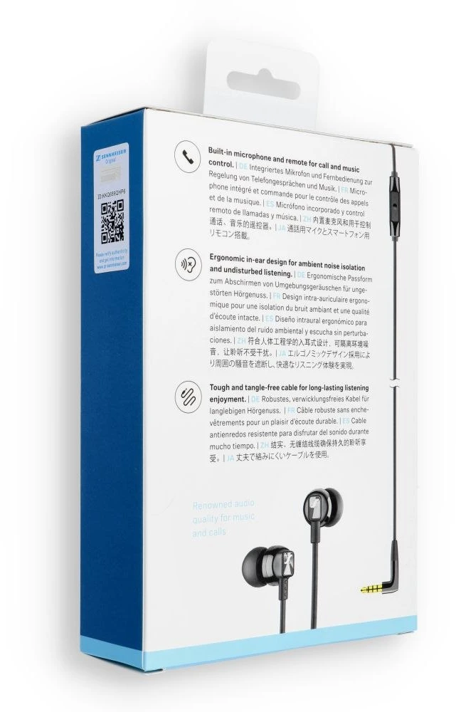 Ausinės Sennheiser CX 300S Juodos