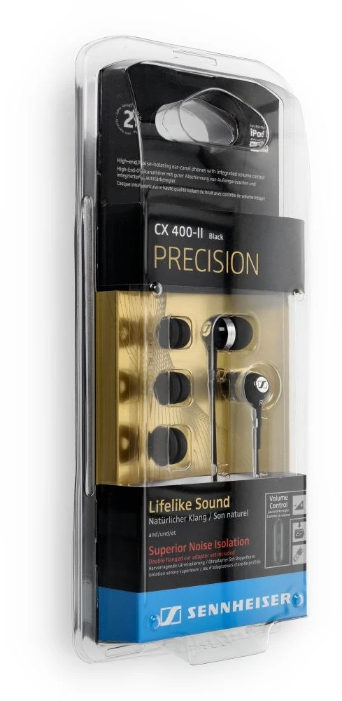 Wire ausinės Jack 3,5 mm Sennheiser CX 400-II Precision juodas
