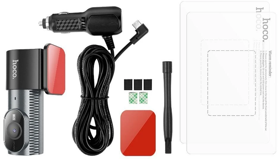Dash cam for car Hoco 720P/25fps DV13 juodas