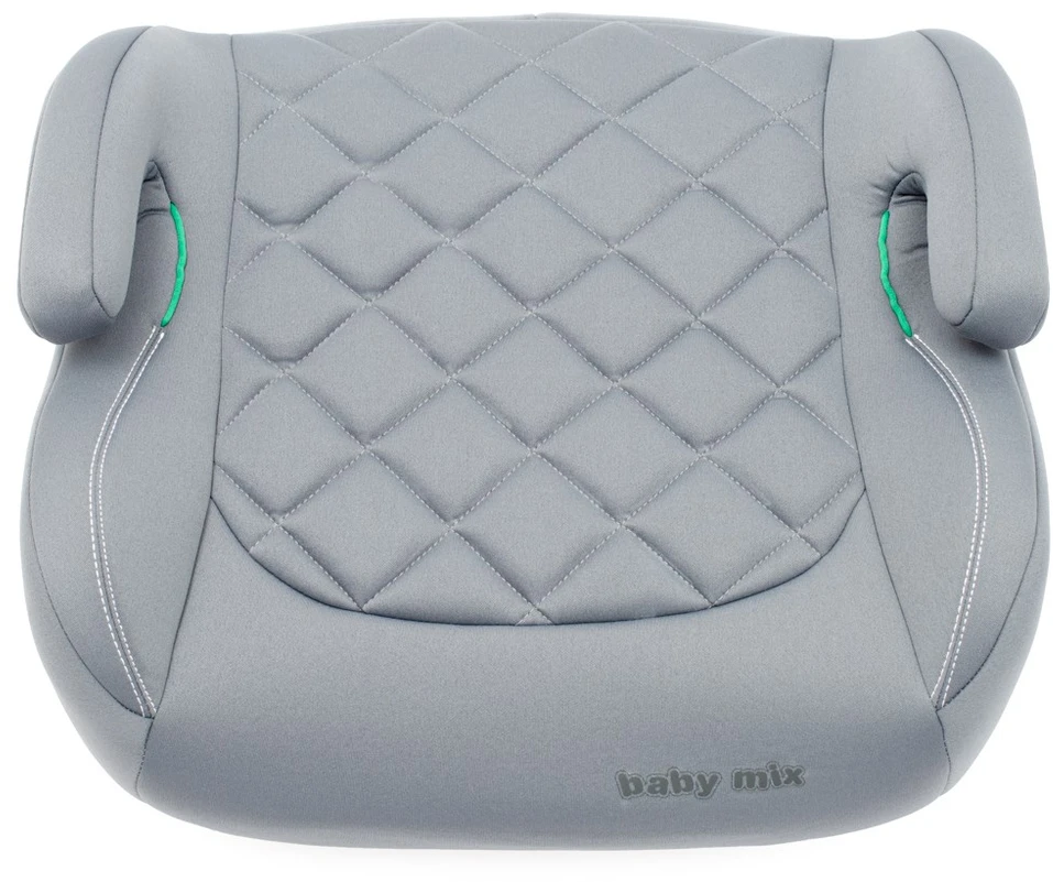 Automobilinė kėdutė BABY MIX HERO I-SIZE 2026 pilka, skirta vaikams nuo 125 iki 150 cm ūgio