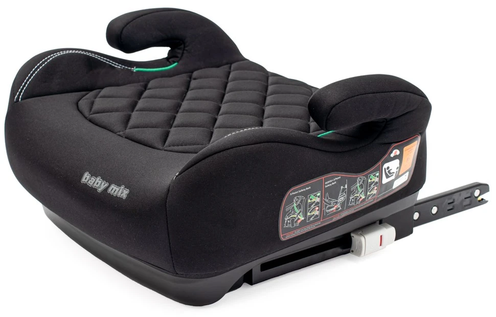 Automobilinė kėdutė BABY MIX HERO Plus ISOFIX I-SIZE 2026 juoda
