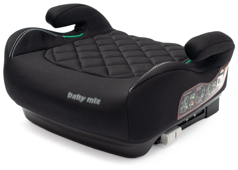 Automobilinė kėdutė BABY MIX HERO Plus ISOFIX I-SIZE 2026 juoda