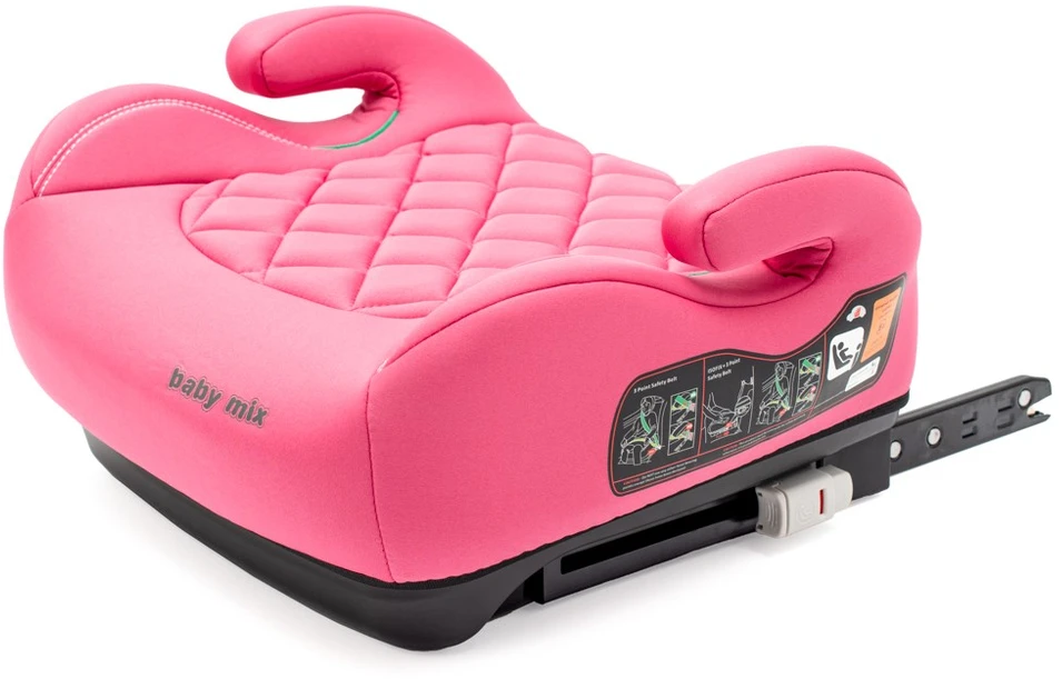 Automobilinė kėdutė BABY MIX HERO Plus ISOFIX I-SIZE 2026 rožinė