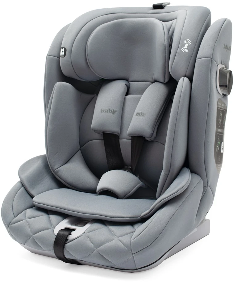 Automobilinė kėdutė BABY MIX HERO PRO I-SIZE 2026 pilka