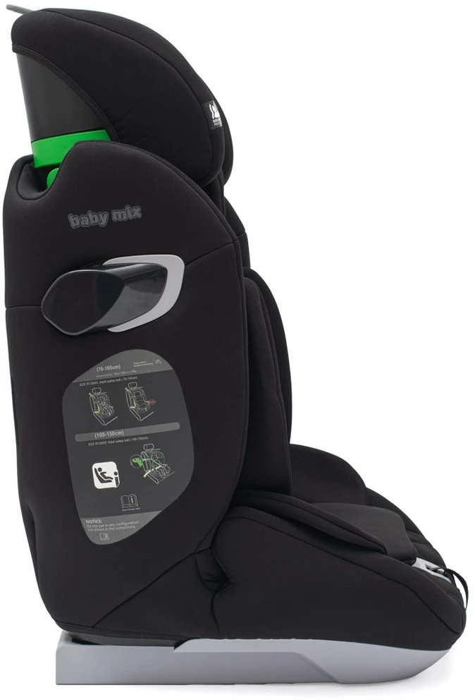 Automobilinė kėdutė BABY MIX HERO PRO I-SIZE 2026 juoda