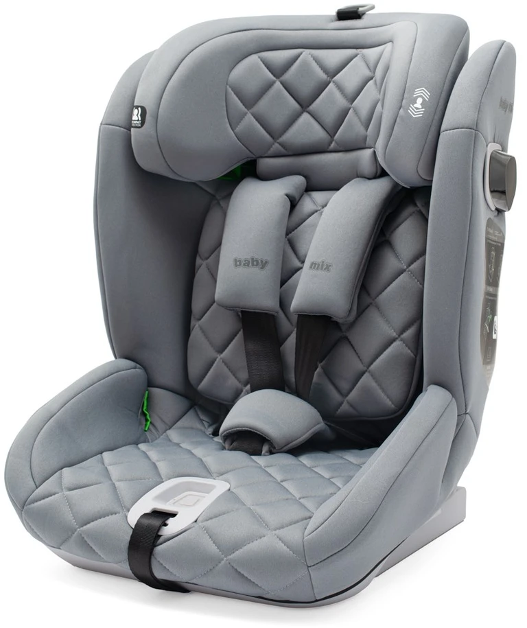Automobilinė kėdutė BABY MIX HERO PRO I-SIZE 2026 pilka