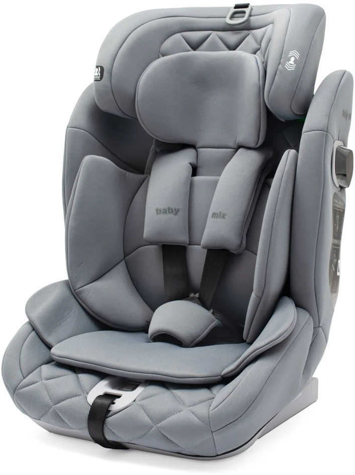 Automobilinė kėdutė BABY MIX HERO PRO I-SIZE 2026 pilka