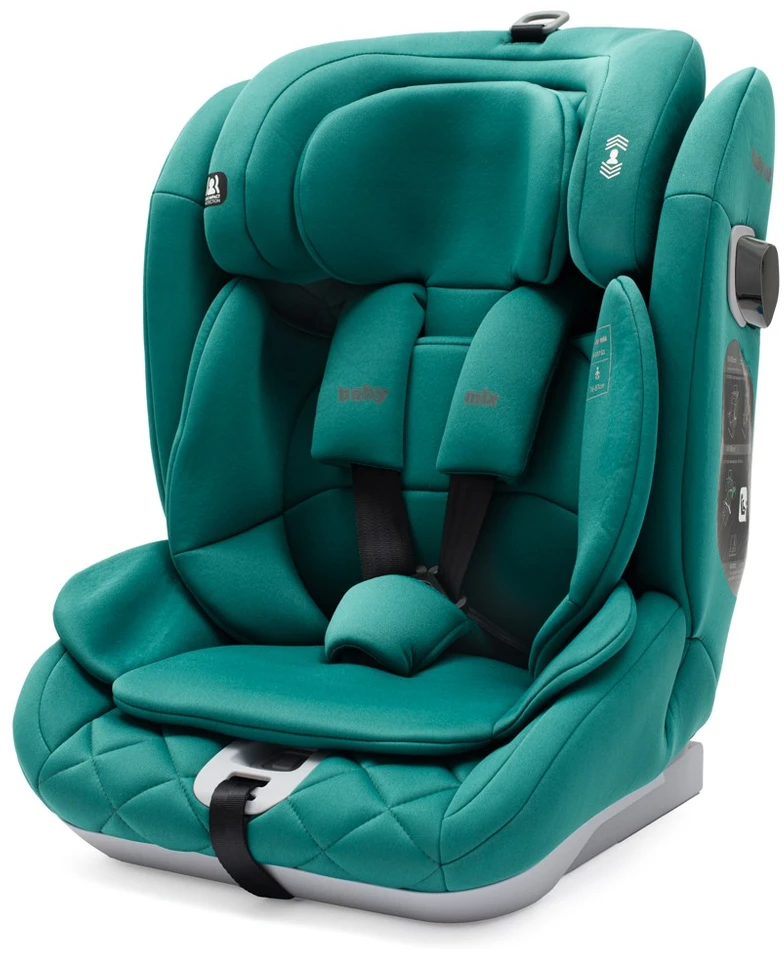 Automobilinė kėdutė BABY MIX HERO PRO I-SIZE 2026 smaragdo spalvos