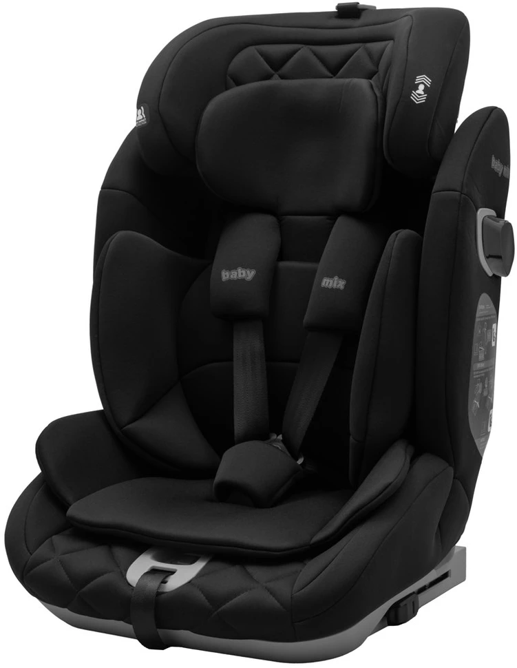 Automobilinė kėdutė BABY MIX HERO PRO ULTRA ISOFIX I-SIZE juoda