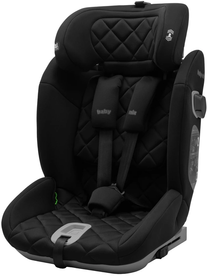 Automobilinė kėdutė BABY MIX HERO PRO ULTRA ISOFIX I-SIZE juoda