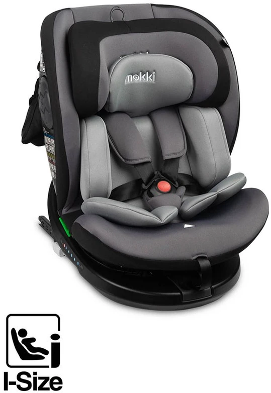 Caretero Automobilinė kėdutė MOKKI I-SIZE, 40-150cm, Pilkas