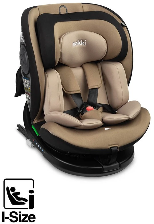 Caretero Automobilinė kėdutė MOKKI I-SIZE, 40-150cm, rusvai gelsvas