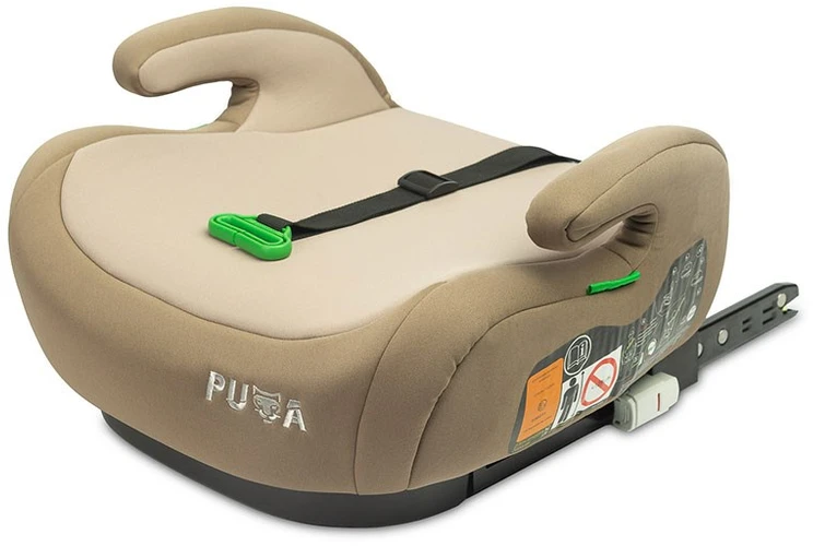 Automobilinė kėdutė - paaukštinimas Caretero Puma Isofix-I-Size, 125-150 cm, smėlio spalvos