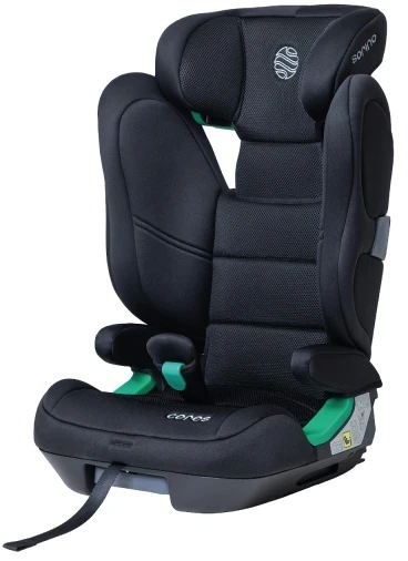 Automobilinė kėdutė SORINO Ceres 15-36kg, Juodas/Juodas