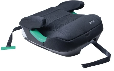 Automobilinė kėdutė SORINO Booster Eris 125-150cm, Juodas / Juodas