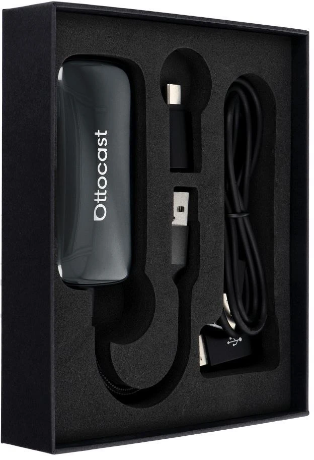 Belaidis automobilinis adapteris OTTOCAST Play2Video CA515-T juodas