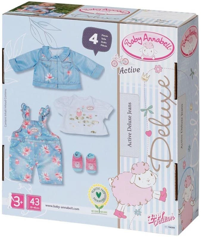 Lėlių drabužiai Deluxe Baby Annabell Jens