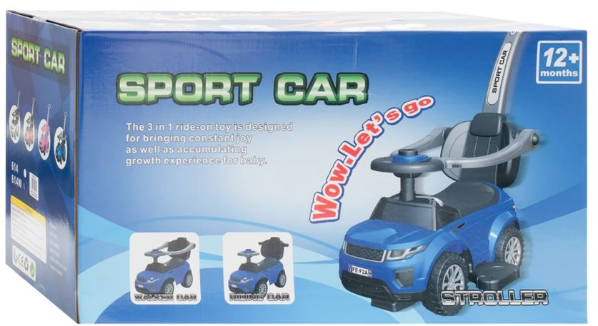 Baby Mix 3in1 žaidimų supynės mėlynos spalvos