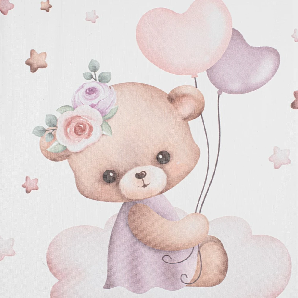 Baby Mix Bear persirengimo kilimėlis su standikliu, 47x70 cm, rožinis