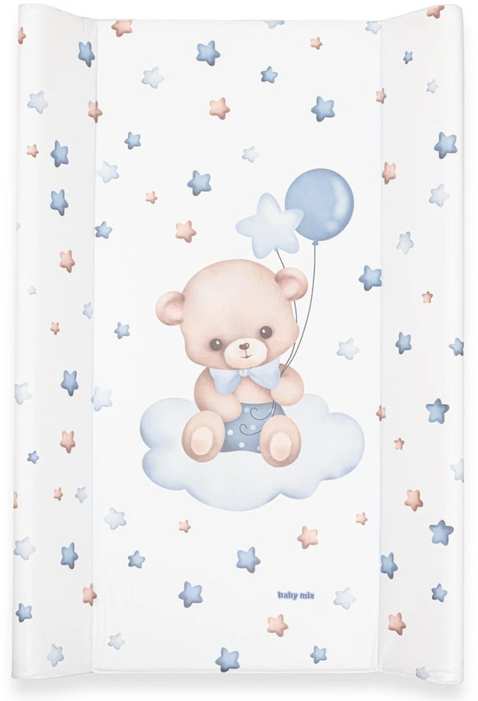Baby Mix Bear persirengimo kilimėlis su standikliu, 47x70 cm, mėlynas