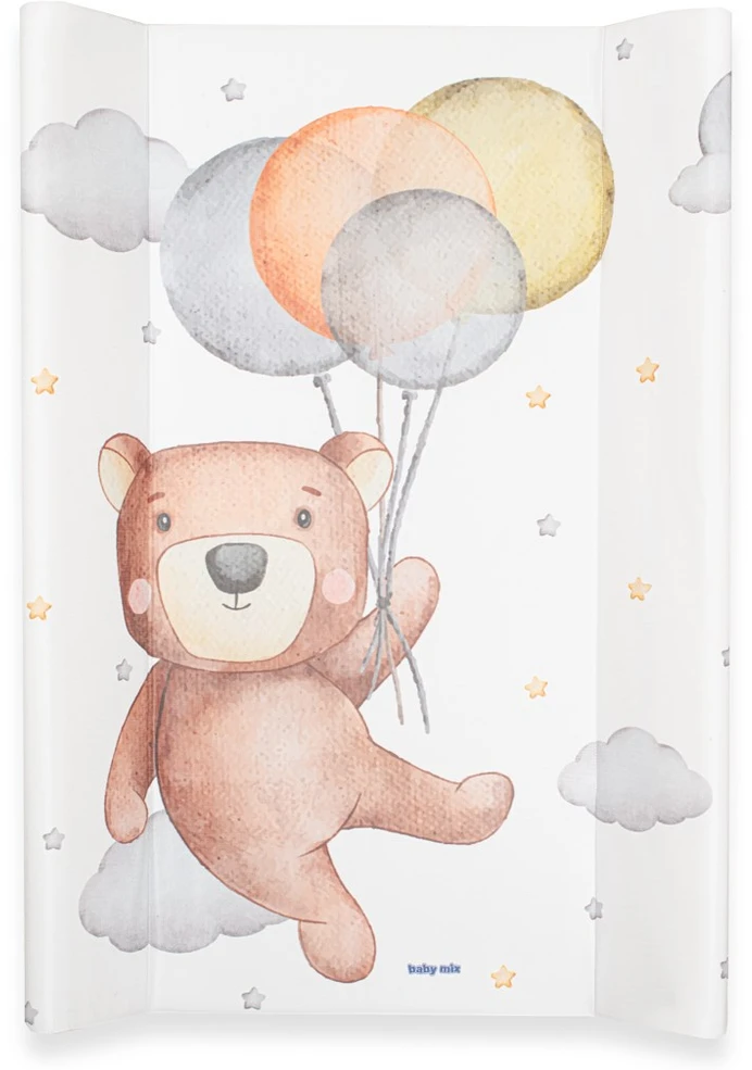Baby Mix Bear persirengimo kilimėlis su standikliu, 47x70 cm