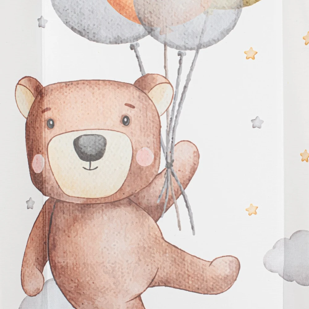 Baby Mix Bear persirengimo kilimėlis su standikliu, 47x70 cm