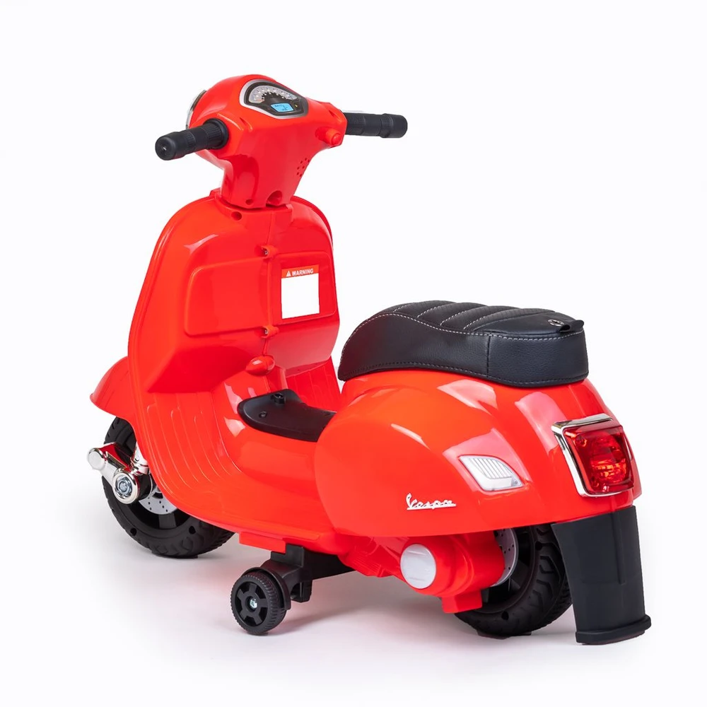 Baby Mix elektrinis vaikų motociklas Vespa raudonas