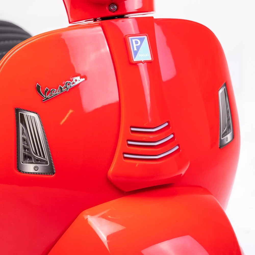 Baby Mix elektrinis vaikų motociklas Vespa raudonas