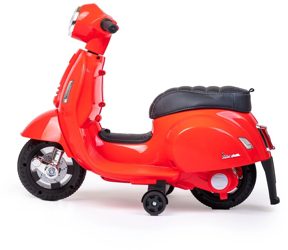 Baby Mix elektrinis vaikų motociklas Vespa raudonas