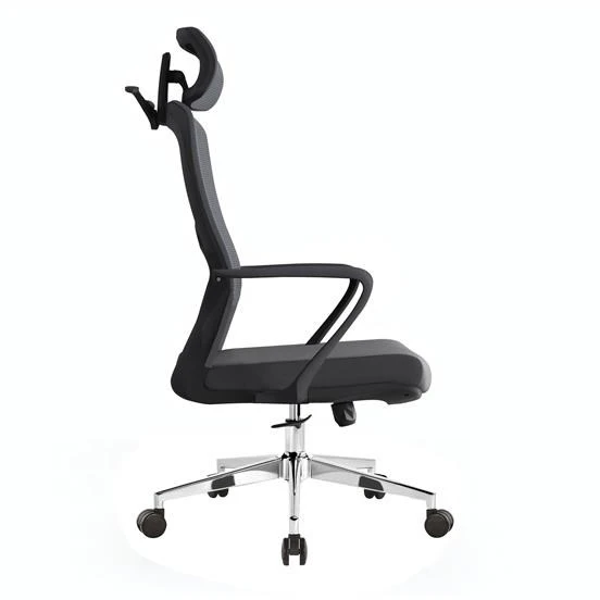 Baby Mix ergonominė biuro kėdė su galvos ir juosmens atrama, juoda