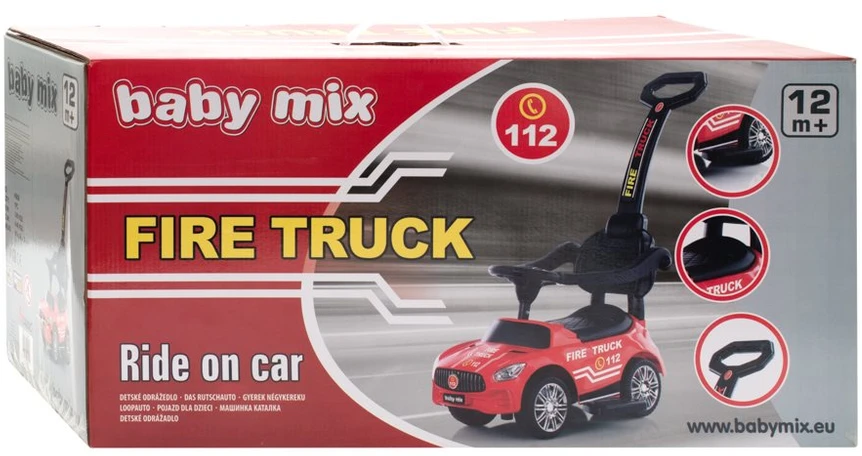 Baby Mix HASSIC raudonas kūdikio supynės su garsu ir atrama