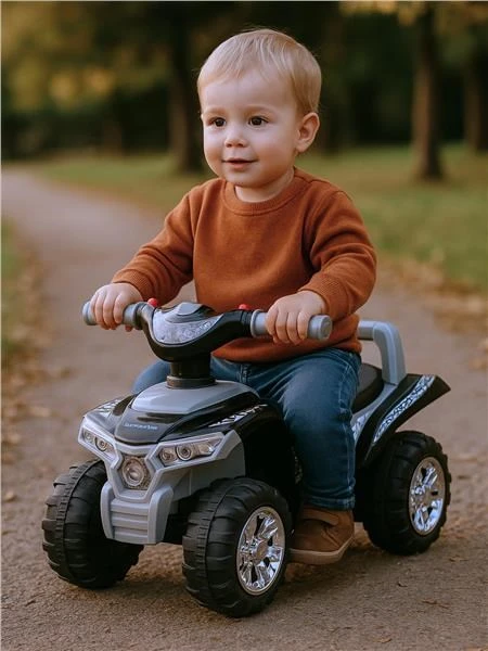 Baby Mix keturratis su garsais, pilkos spalvos