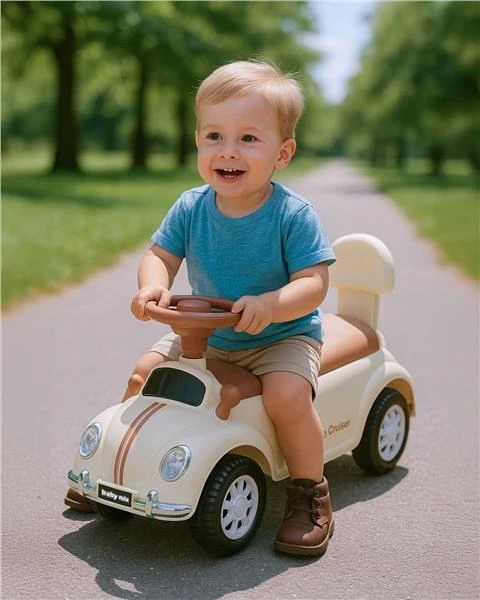Baby Mix Kiddo Cruiser balansinis dviratukas smėlio spalvos