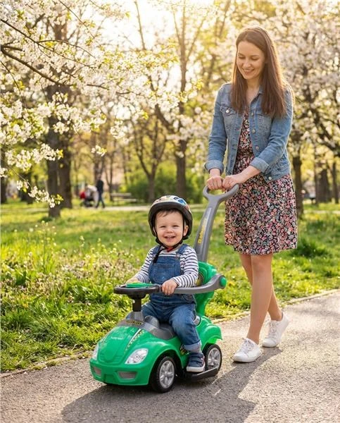 Baby Mix Mega Car 3in1 žalia