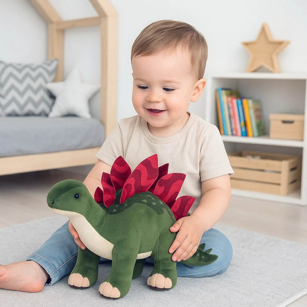 Baby Mix minkštas dinozauras – stegozauras, 38 cm