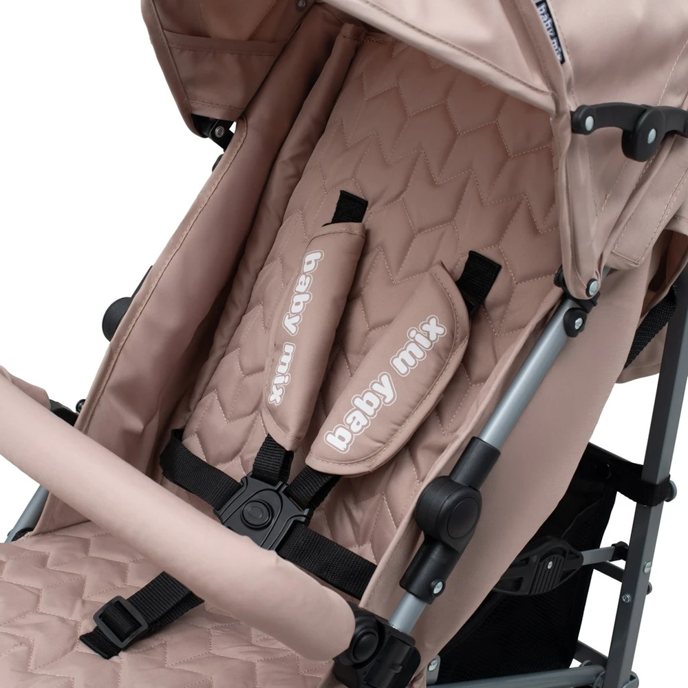 Baby Mix Olive golfo vežimėlis rusvai gelsvas