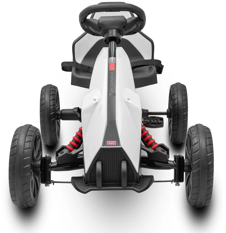 Baby Mix Pedal Go-Kart Speedster baltas
