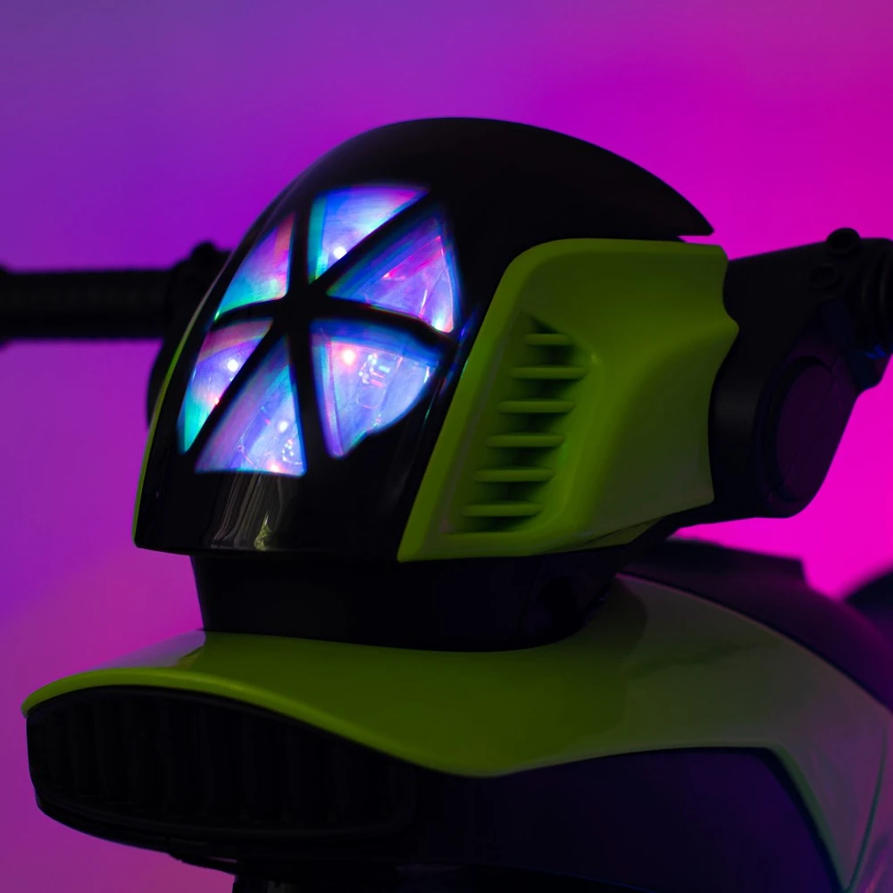 Baby Mix POLICE elektrinis baltas motociklas